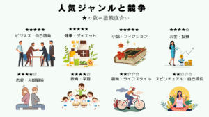 電子書籍の人気ジャンル