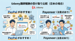 PayPal VS Payoneer メリットデメリット画像